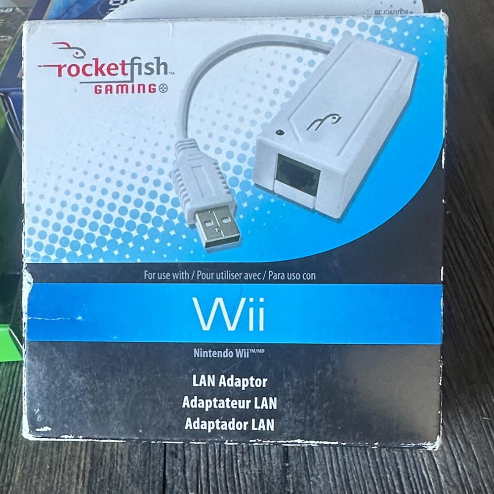 Nintendo Wii White USB LAN Adapter for Nintendo Wii